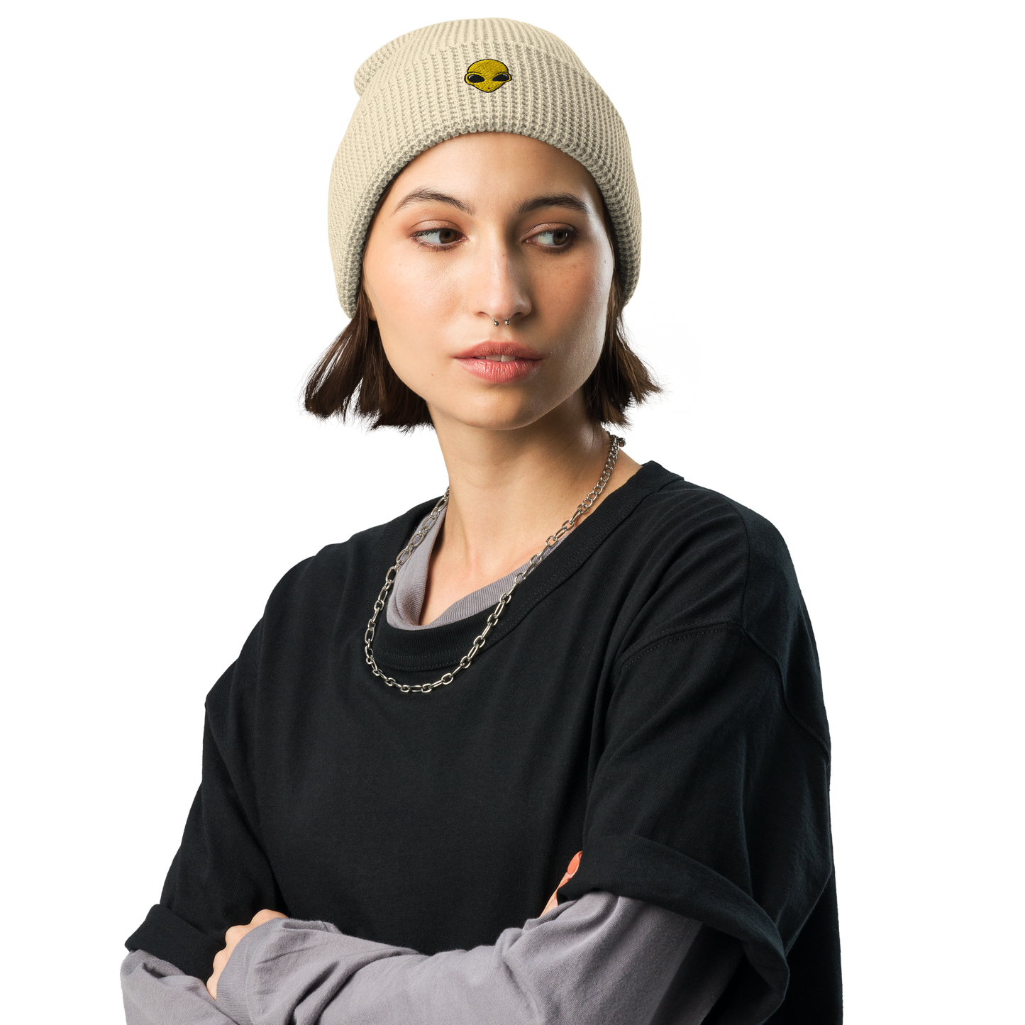 Basic Alien Waffle Beanie